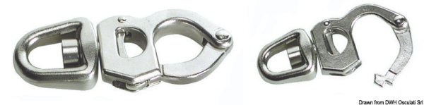 Moschettone inox grilletto mm 127 - 09.855.03